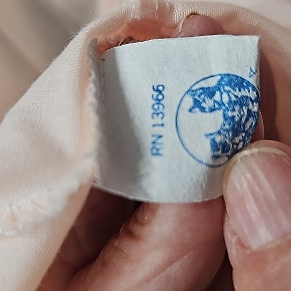 Katz vintage women's 2 pcs set night‎ wear. Light peach. Size medium. - Picture 12 of 16